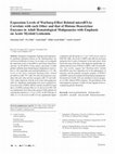 Research paper thumbnail of Expression Levels of Warburg-Effect Related microRNAs Correlate with each Other and that of Histone Deacetylase Enzymes in Adult Hematological Malignancies with Emphasis on Acute Myeloid Leukemia