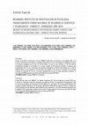 Research paper thumbnail of Resúmenes proyectos de investigación en psicología financiamiento fondo nacional de desarrollo científico y tecnológico - FONDECYT aprobados año 2010