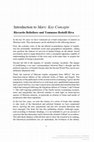 Research paper thumbnail of Introduction to Marx: Key Concepts