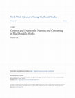 Research paper thumbnail of Cosmos and Diamonds: Naming and Connoting in MacDonald’s Works