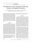 Research paper thumbnail of CASE REPORT: The Hemoclip: A Novel Approach to Endoscopic Therapy for Esophageal Perforation