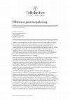 Research paper thumbnail of Effekter av pasientopplæring