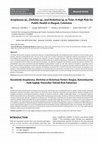 Research paper thumbnail of Anaplasma sp . , Ehrlichia sp . , and Rickettsia sp . in Ticks : A High Risk for Public Health in Ibagué , Colombia