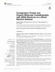 Research paper thumbnail of Corrigendum: Protein and Organic-Molecular Crystallography with 300kV Electrons on a Direct Electron Detector