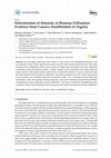 Research paper thumbnail of Determinants of Intensity of Biomass Utilization: Evidence from Cassava Smallholders in Nigeria