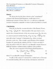 Research paper thumbnail of The Cosmological Constant as an Adjustable Constant of Integration