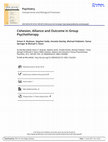 Research paper thumbnail of Cohesion, Alliance, and Outcome in Group Psychotherapy: Comments on Joyce et al. (2007) and Johnson (2007)