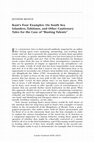 Research paper thumbnail of Kant's Four Examples: On South Sea Islanders, Tahitians, and Other Cautionary Tales for the Case of ‘Rusting Talents'