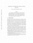 Research paper thumbnail of Algorithms and differential relations for Belyi functions