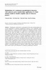 Research paper thumbnail of Delimitation of a continuous morphological character with unknown prior membership: application of a finite mixture model to classify scapular setae of Abacarus panticis