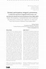 Research paper thumbnail of Estatal participativa integral y preventiva. La educación sexual en la Argentina democrática: una aproximación desde la provincia de Buenos Aires (1984-1987)