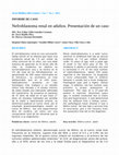 Research paper thumbnail of Nefroblastoma renal en adultos. Presentación de un caso