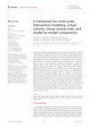 Research paper thumbnail of A framework for multi-scale intervention modeling: virtual cohorts, virtual clinical trials, and model-to-model comparisons