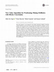 Research paper thumbnail of New Tabu Algorithm for Positioning Mining Drillholes with Blocks Uncertainty