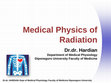 Research paper thumbnail of Medical Physics of Radiation