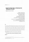 Research paper thumbnail of Engels'te Doğa Algısı ve Marksizm'de "Metabolik Yarılma"