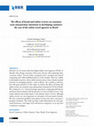 Research paper thumbnail of The effects of brand and online reviews on consumer trust and purchase intentions in developing countries: the case of the online travel agencies in Brazil