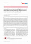 Research paper thumbnail of Gender Difference, Nutritional Supplements and Drug use in Sport to Enhancing Performance: an Italian Revision over the Last Decade