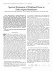 Research paper thumbnail of Spectral Estimation of Wideband Noise in Delta–Sigma Modulators