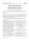 Research paper thumbnail of Graphs and Degree Equitability