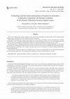 Research paper thumbnail of Technology and the initial participation of teachers in education: a laboratory experience on Distance Learning in the Primary Education Sciences degree course