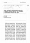 Research paper thumbnail of Twitter and Political Communication: Case Study of the John F. Kennedy's Account. The Civil Rights in the Presidential Agenda (1961-1963)