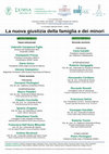 Research paper thumbnail of Convegno La nuova giustizia della famiglia e dei minori