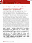 Research paper thumbnail of International Consensus Classification of Myeloid Neoplasms and Acute Leukemias: integrating morphologic, clinical, and genomic data