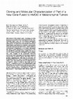 Research paper thumbnail of Cloning and molecular characterization of part of a new gene fused to HMGIC in mesenchymal tumors