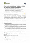 Research paper thumbnail of Fixed Point Theorems through Modified ω-Distance and Application to Nontrivial Equations