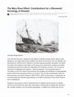 Research paper thumbnail of The Mary Rose Effect – Contributions to a (Renewed) Sociology of Disaster