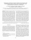 Research paper thumbnail of Estradiol plus progesterone treatment modulates select elements of the proinflammatory cytokine cascade in steers: Attenuated nitric oxide and thromboxane B production in endotoxemia