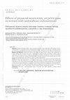 Research paper thumbnail of Effects of presacral neurectomy on pelvic pain in women with and without endometriosis