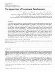 Research paper thumbnail of The Imperatives of Sustainable Development