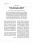 Research paper thumbnail of Inferring the structure of latent class