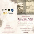 Research paper thumbnail of Programme Colloque international Les Lois de Platon et leurs ennemis - Lyon, 24-25 octobre 2024