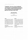 Research paper thumbnail of “Capitular” com seu rei para defender sua “seureté”: os protestantes franceses e seu soberano face às provações das guerras civis (anos 1560-1570)