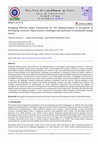 Research paper thumbnail of Designing effective policy frameworks for the implementation of microgrids in developing countries: Opportunities, challenges and pathways to sustainable energy access