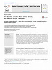 Research paper thumbnail of The diabetic paradox: Bone mineral density and fracture in type 2 diabetes