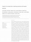 Research paper thumbnail of Impact of a remote lab on teaching practices and student learning