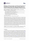 Research paper thumbnail of Synthesis, Characterization and Thermal Properties of Poly(ethylene oxide), PEO, Polymacromonomers via Anionic and Ring Opening Metathesis Polymerization