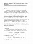 Research paper thumbnail of Solutions of the Einstein Field Equations of Uniform Density