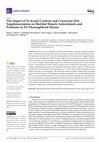 Research paper thumbnail of The Impact of N-Acetyl Cysteine and Coenzyme Q10 Supplementation on Skeletal Muscle Antioxidants and Proteome in Fit Thoroughbred Horses