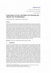 Research paper thumbnail of From Fantasy To Fear: The Politics Of Veil During The Algerian War Of Independence