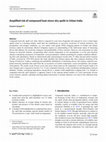 Research paper thumbnail of Amplified risk of compound heat stress-dry spells in Urban India