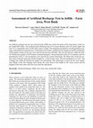 Research paper thumbnail of Assessment of Artificial Recharge Test in Jeftlik – Faria Area, West Bank