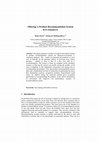 Research paper thumbnail of Offering A Product Recommendation System in E-commerce