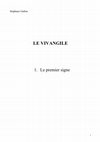 Research paper thumbnail of LE  VIVANGILE  - 1. LE PREMIER SIGNE