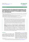 Research paper thumbnail of A comparative study of the ultrastructural characteristics of the mature spermatozoa of two fellodistomids Tergestia clonacantha and T. laticollis and contribution to the phylogenetic knowledge of the Gymnophalloidea