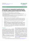 Research paper thumbnail of Triple barcoding for a hyperparasite, its parasitic host, and the host itself: a study of <i>Cyclocotyla bellones</i> (Monogenea) on <i>Ceratothoa parallela</i> (Isopoda) on <i>Boops boops</i> (Teleostei)